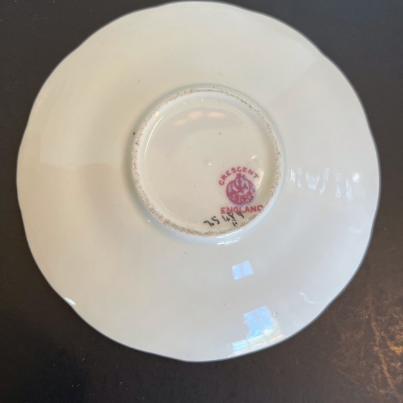 Set of Two Demitasse Cups and Saucers Crescent and Sons England - Picture 11 of 13